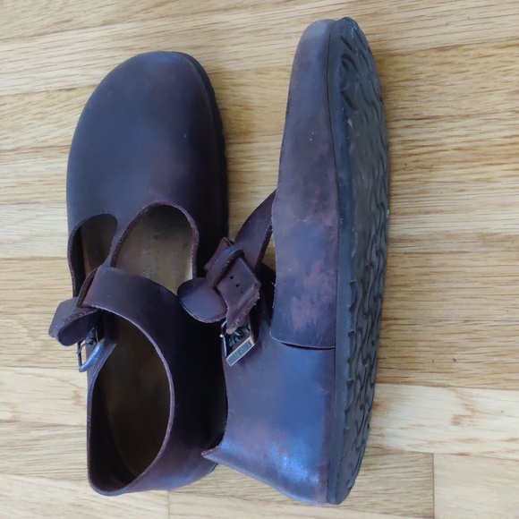 Birkenstock Brown Leather Paris Mary Jane RARE!!! - Picture 2 of 9